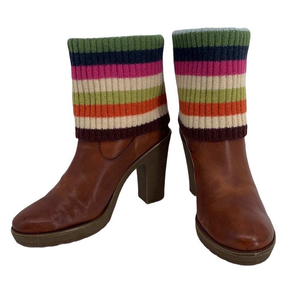 Vintage Coach Sock Boots. Sz9 - Picture 3 of 11